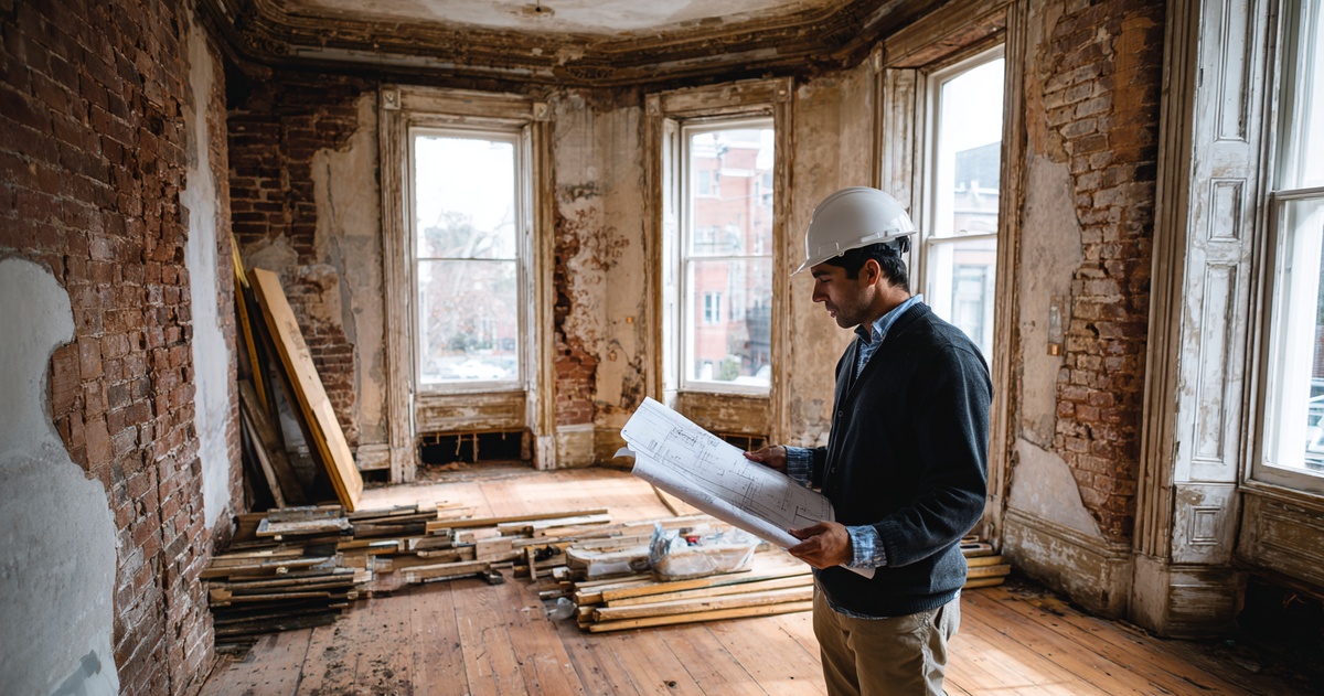 A fix and flip contractor